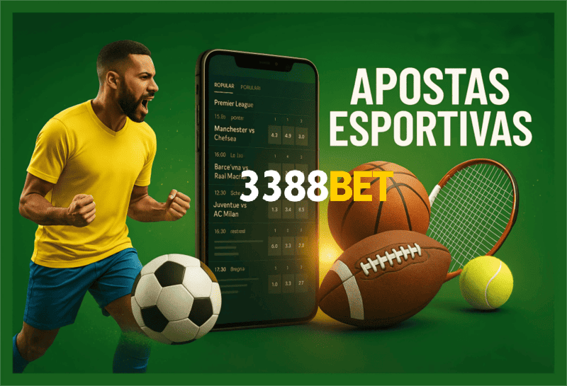 Apostas esportivas no cassino online 3388BET